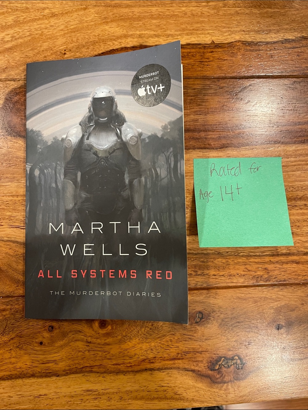Murderbot Diaries Book 1 All Sutrms Red by Martha Wells